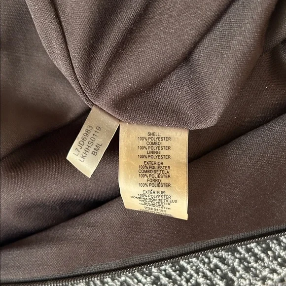 Karl Lagerfeld Black and Gray Tweed Lace-Trim Midi Dress size 2 - Picture 13 of 13